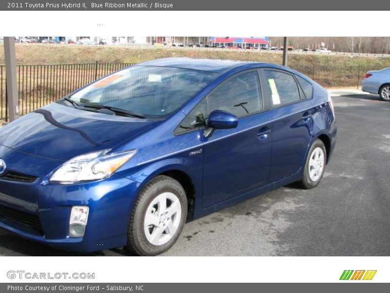 Blue Ribbon Metallic / Bisque 2011 Toyota Prius Hybrid II