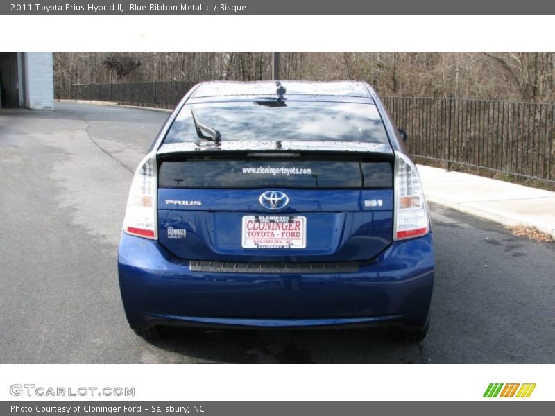 Blue Ribbon Metallic / Bisque 2011 Toyota Prius Hybrid II