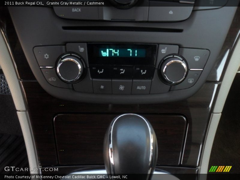 Controls of 2011 Regal CXL