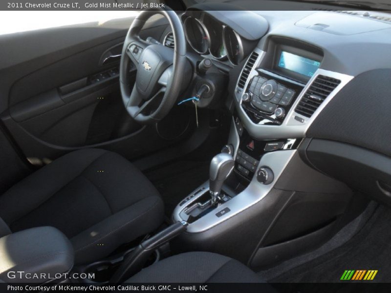 Gold Mist Metallic / Jet Black 2011 Chevrolet Cruze LT