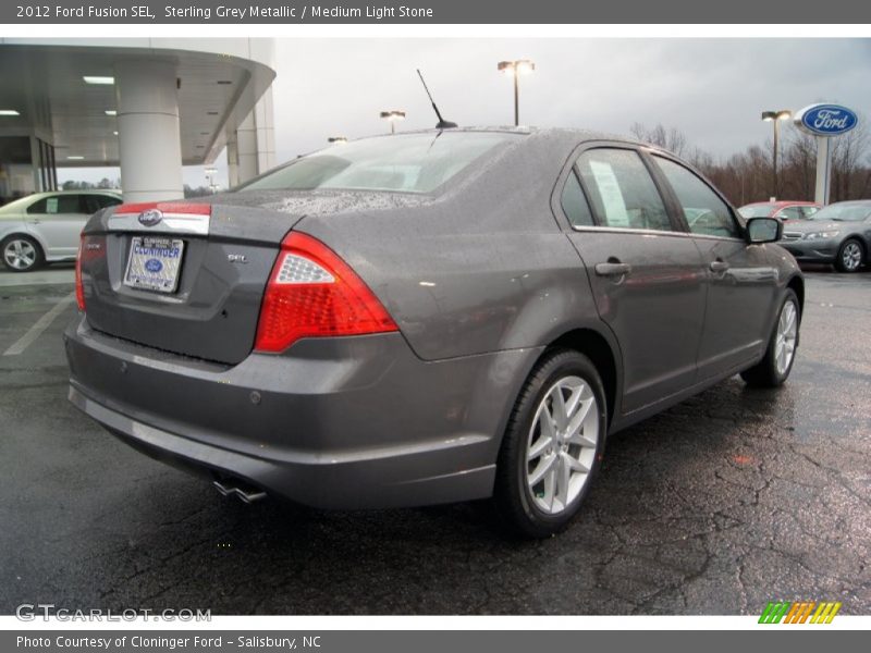 Sterling Grey Metallic / Medium Light Stone 2012 Ford Fusion SEL