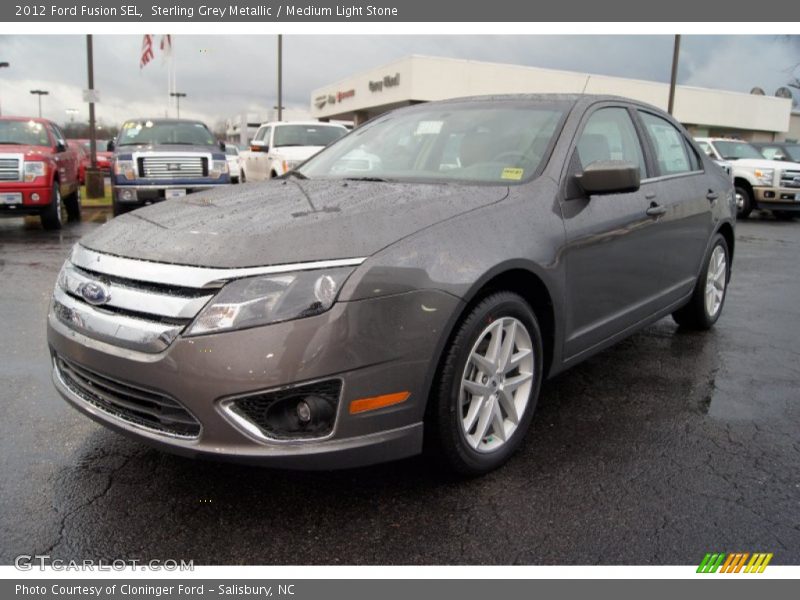 Sterling Grey Metallic / Medium Light Stone 2012 Ford Fusion SEL