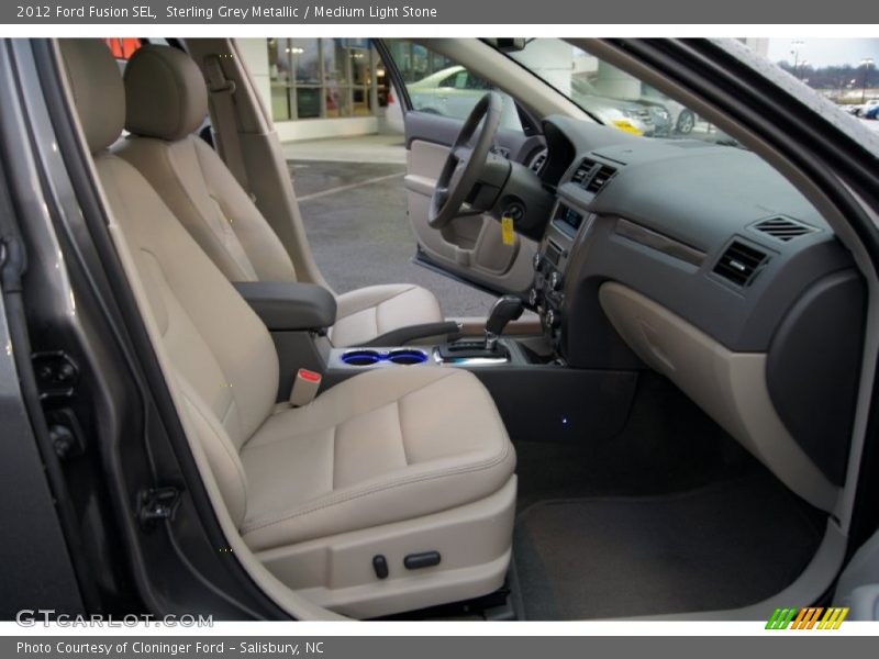 Sterling Grey Metallic / Medium Light Stone 2012 Ford Fusion SEL