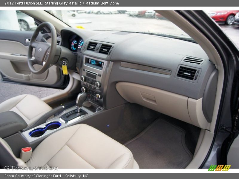 Sterling Grey Metallic / Medium Light Stone 2012 Ford Fusion SEL