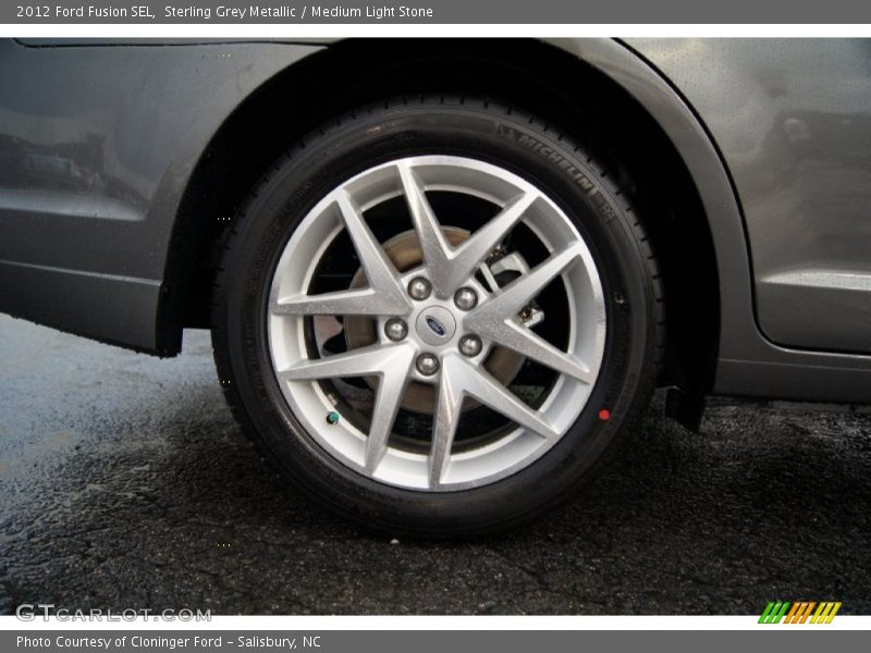 Sterling Grey Metallic / Medium Light Stone 2012 Ford Fusion SEL