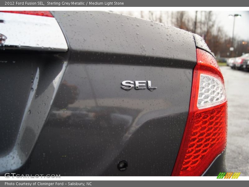 Sterling Grey Metallic / Medium Light Stone 2012 Ford Fusion SEL