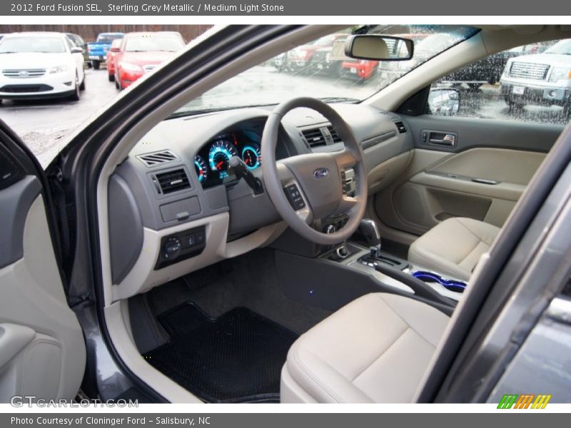 Sterling Grey Metallic / Medium Light Stone 2012 Ford Fusion SEL