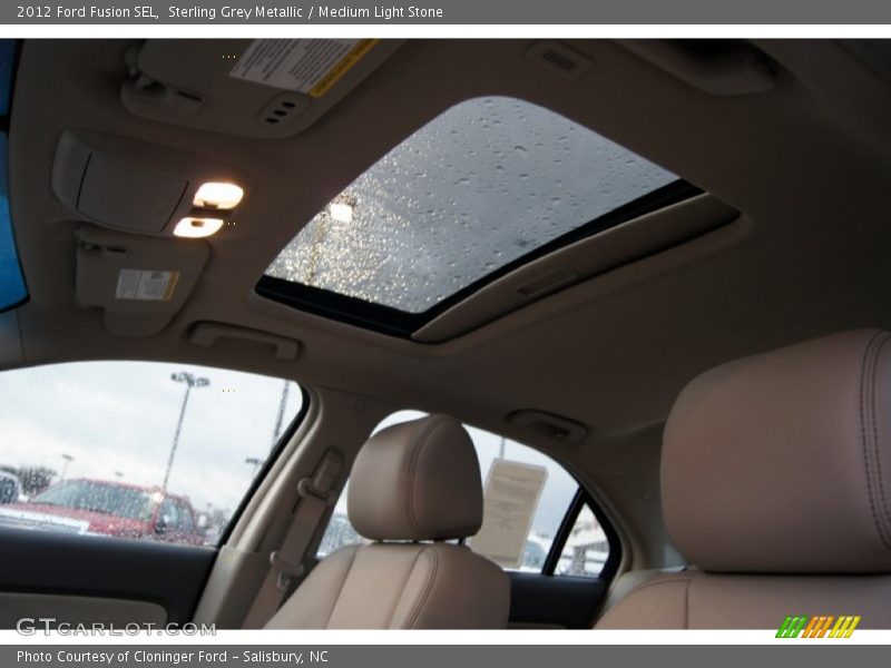 Sterling Grey Metallic / Medium Light Stone 2012 Ford Fusion SEL