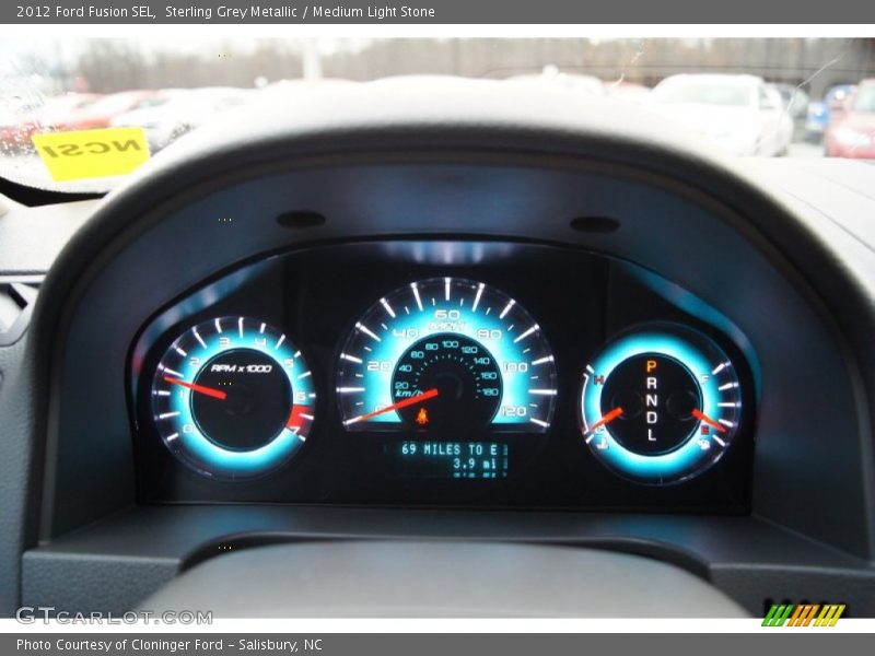 Sterling Grey Metallic / Medium Light Stone 2012 Ford Fusion SEL