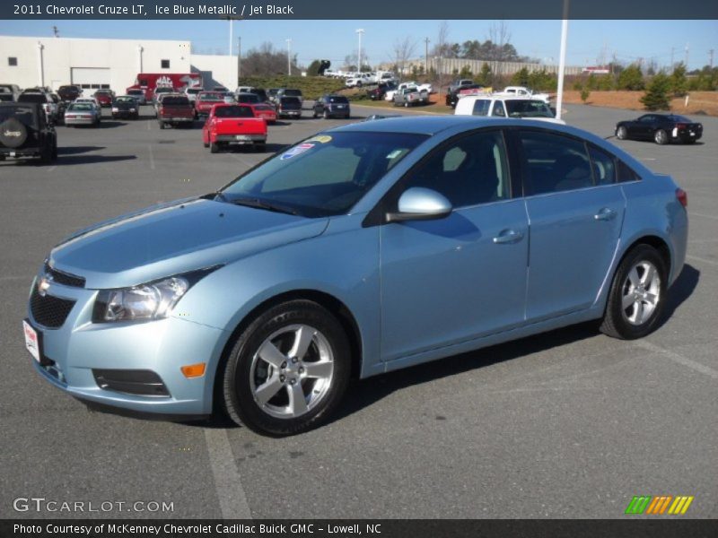 Ice Blue Metallic / Jet Black 2011 Chevrolet Cruze LT