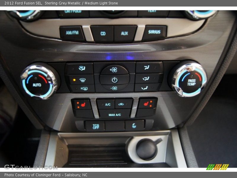 Sterling Grey Metallic / Medium Light Stone 2012 Ford Fusion SEL
