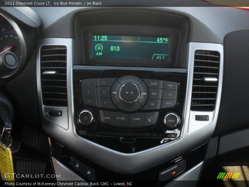 Ice Blue Metallic / Jet Black 2011 Chevrolet Cruze LT
