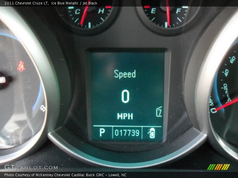 Ice Blue Metallic / Jet Black 2011 Chevrolet Cruze LT