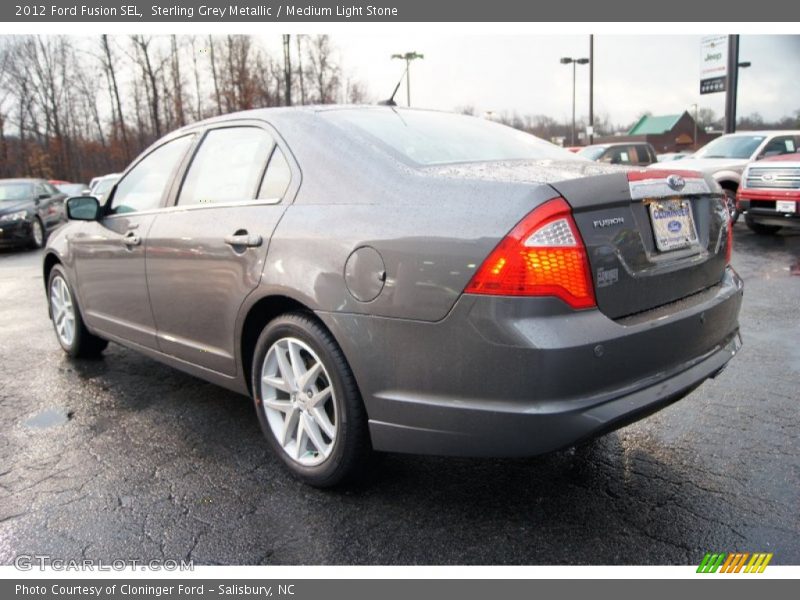 Sterling Grey Metallic / Medium Light Stone 2012 Ford Fusion SEL