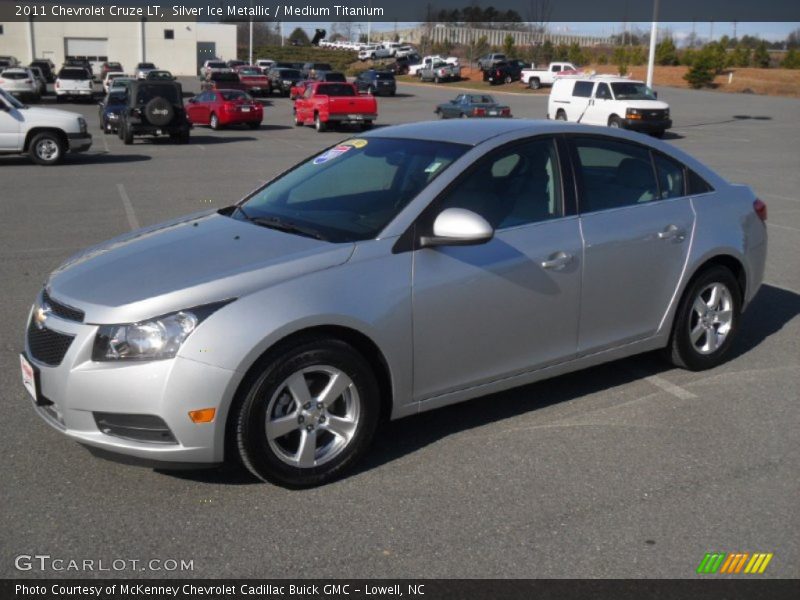 Silver Ice Metallic / Medium Titanium 2011 Chevrolet Cruze LT