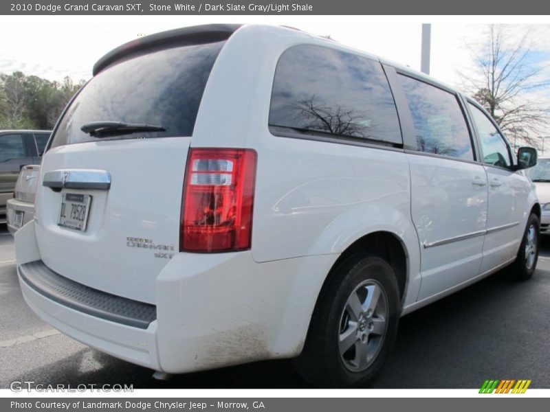 Stone White / Dark Slate Gray/Light Shale 2010 Dodge Grand Caravan SXT