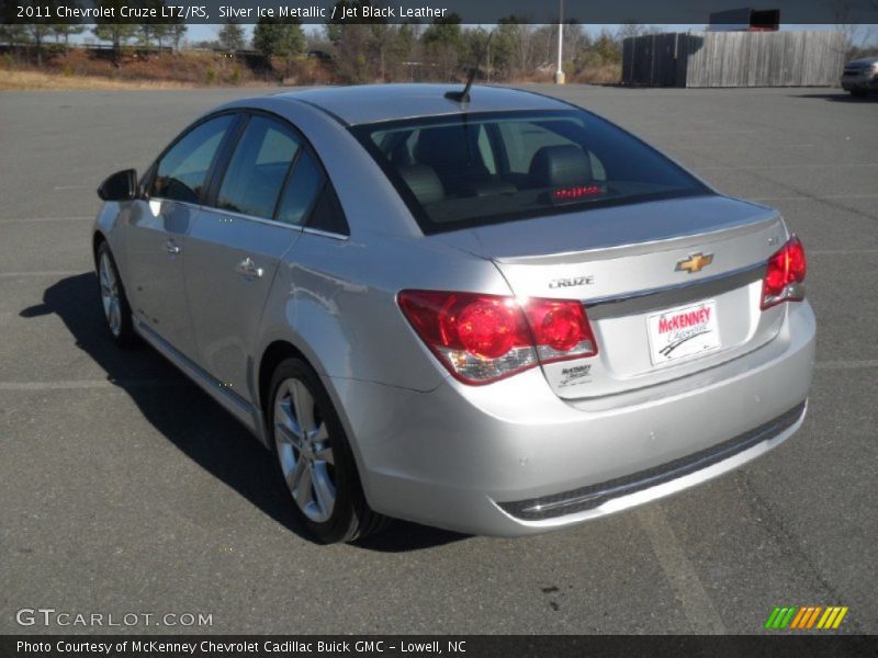 Silver Ice Metallic / Jet Black Leather 2011 Chevrolet Cruze LTZ/RS