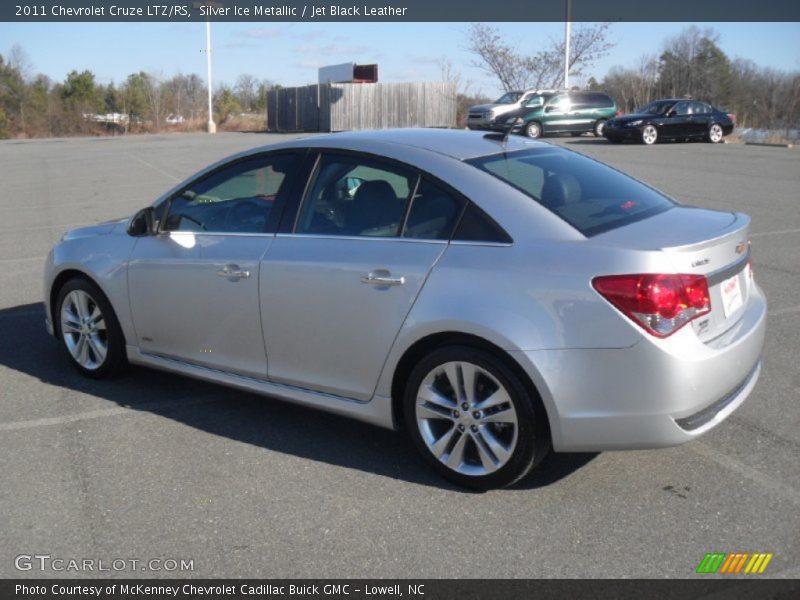 Silver Ice Metallic / Jet Black Leather 2011 Chevrolet Cruze LTZ/RS