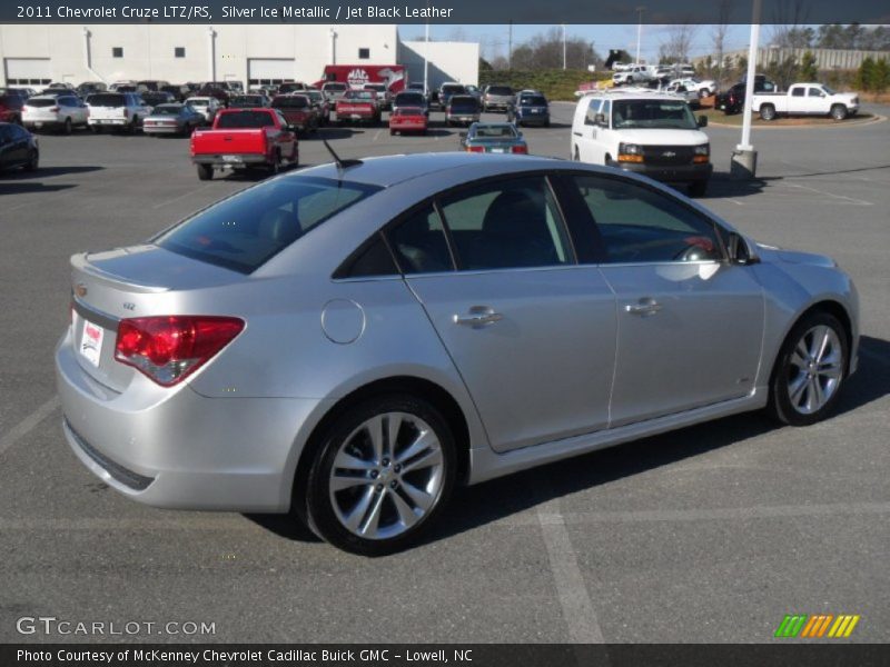 Silver Ice Metallic / Jet Black Leather 2011 Chevrolet Cruze LTZ/RS