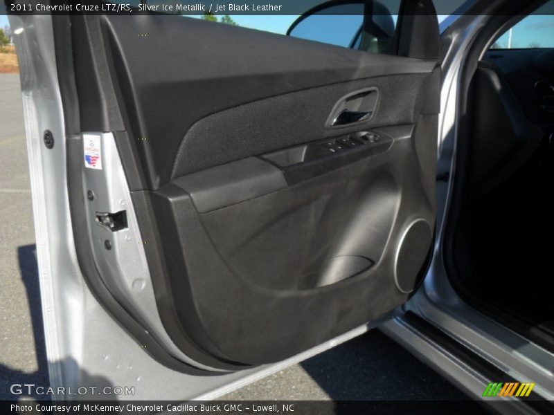 Silver Ice Metallic / Jet Black Leather 2011 Chevrolet Cruze LTZ/RS