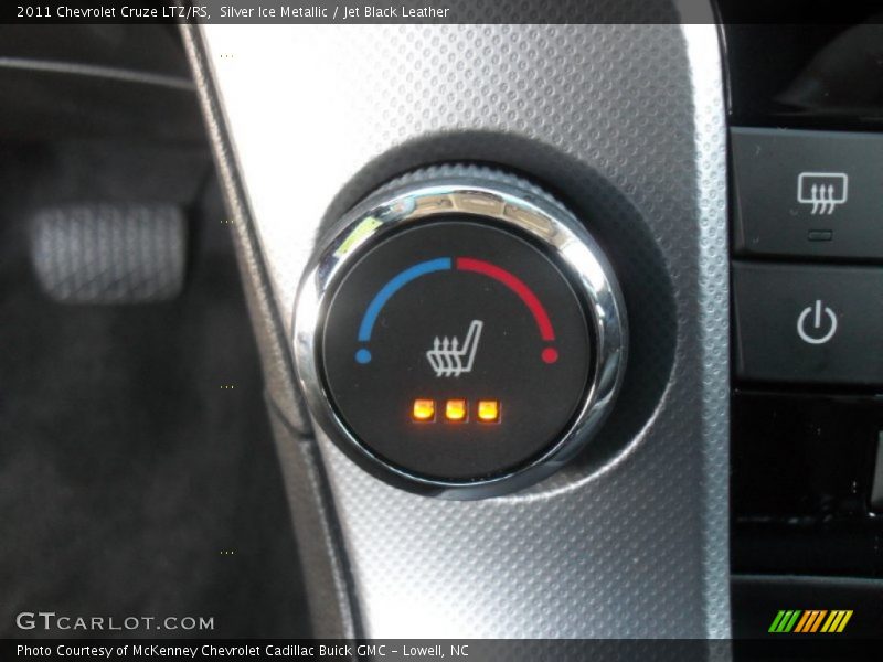 Silver Ice Metallic / Jet Black Leather 2011 Chevrolet Cruze LTZ/RS