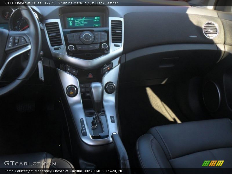 Silver Ice Metallic / Jet Black Leather 2011 Chevrolet Cruze LTZ/RS