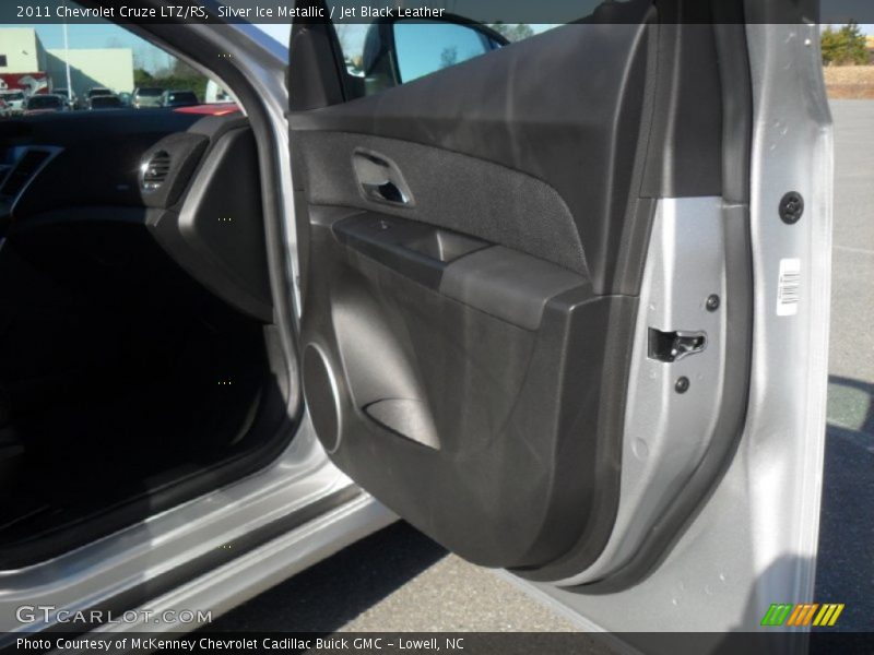 Silver Ice Metallic / Jet Black Leather 2011 Chevrolet Cruze LTZ/RS