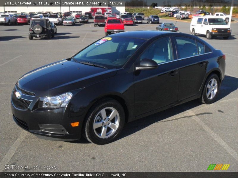 Black Granite Metallic / Medium Titanium 2011 Chevrolet Cruze LT