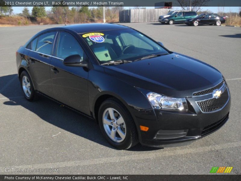 Black Granite Metallic / Medium Titanium 2011 Chevrolet Cruze LT