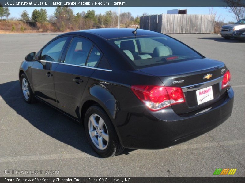 Black Granite Metallic / Medium Titanium 2011 Chevrolet Cruze LT