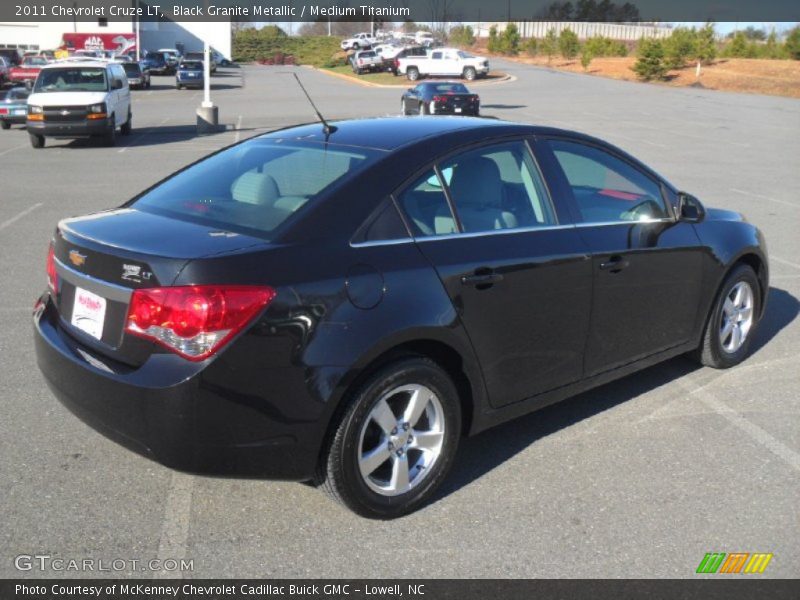 Black Granite Metallic / Medium Titanium 2011 Chevrolet Cruze LT