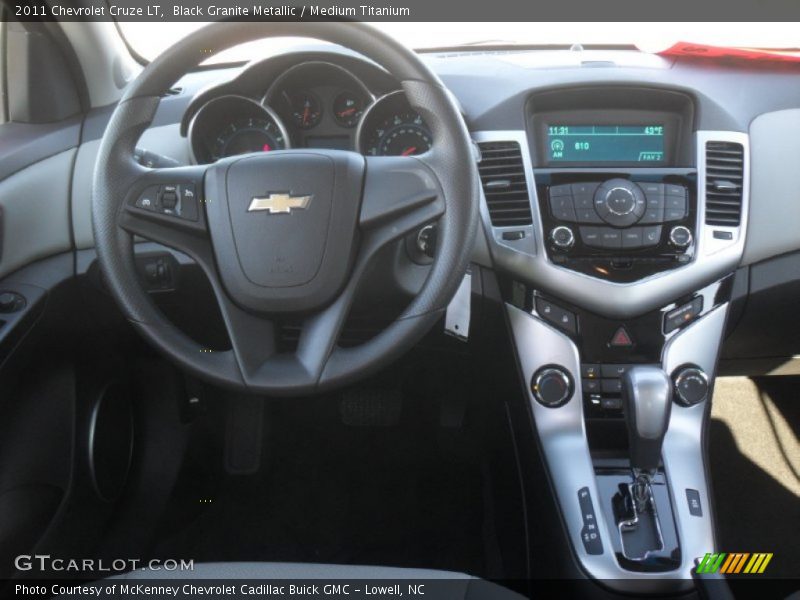Black Granite Metallic / Medium Titanium 2011 Chevrolet Cruze LT