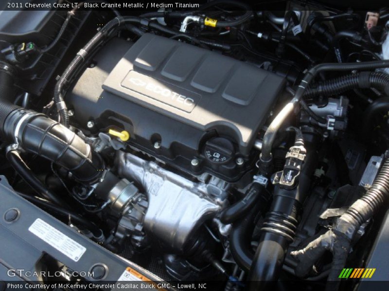 Black Granite Metallic / Medium Titanium 2011 Chevrolet Cruze LT