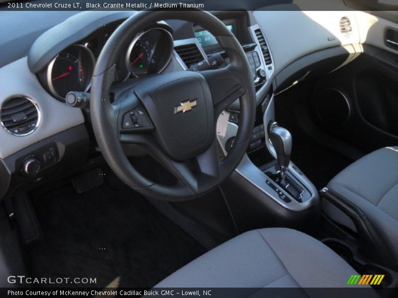 Black Granite Metallic / Medium Titanium 2011 Chevrolet Cruze LT
