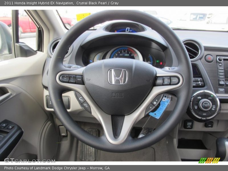  2011 Insight Hybrid EX Navigation Steering Wheel