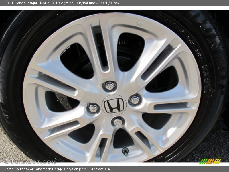 Crystal Black Pearl / Gray 2011 Honda Insight Hybrid EX Navigation
