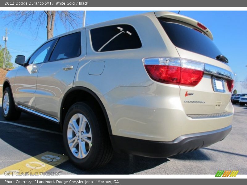 White Gold / Black 2012 Dodge Durango SXT