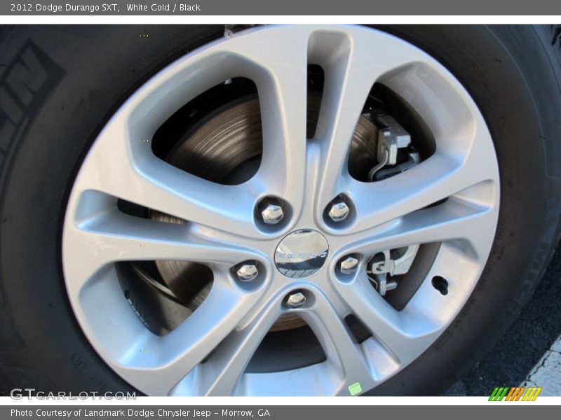 White Gold / Black 2012 Dodge Durango SXT