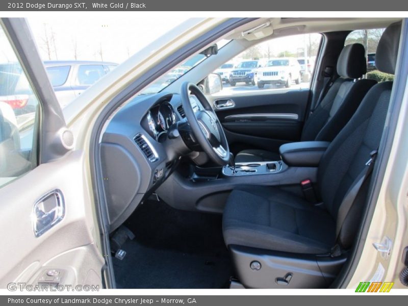White Gold / Black 2012 Dodge Durango SXT