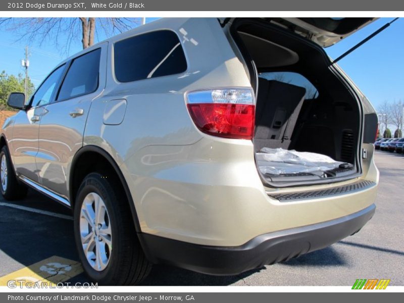 White Gold / Black 2012 Dodge Durango SXT