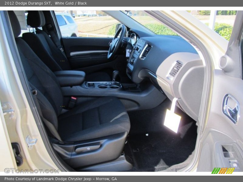 White Gold / Black 2012 Dodge Durango SXT