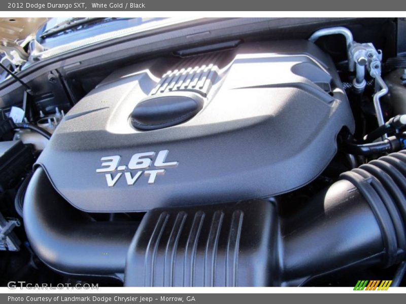 White Gold / Black 2012 Dodge Durango SXT