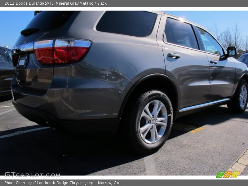 Mineral Gray Metallic / Black 2012 Dodge Durango SXT