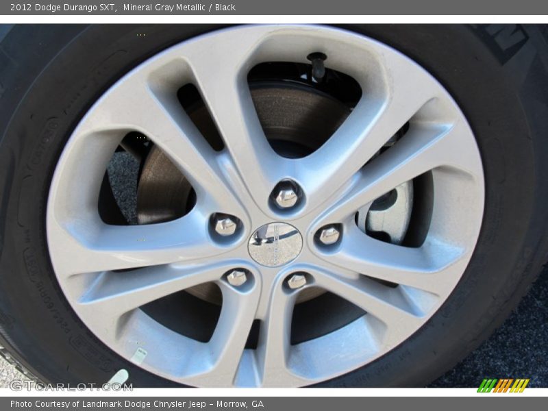 Mineral Gray Metallic / Black 2012 Dodge Durango SXT