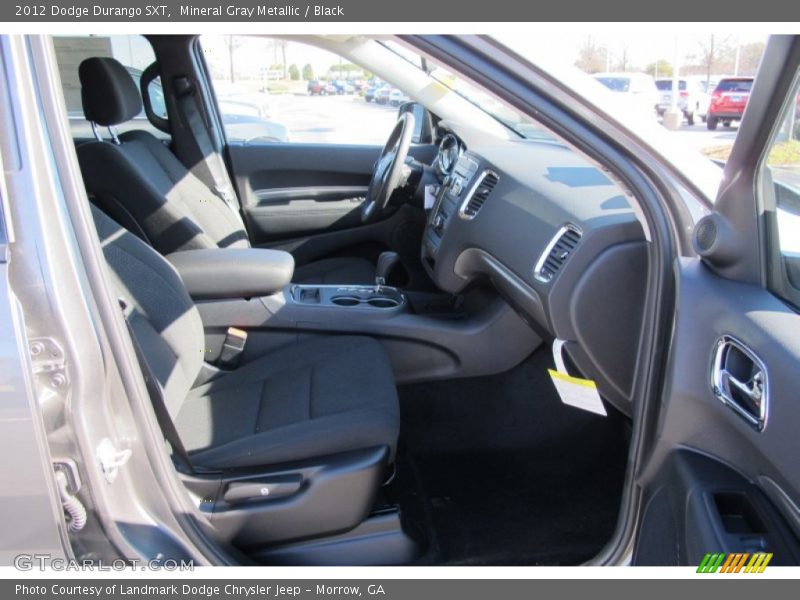 Mineral Gray Metallic / Black 2012 Dodge Durango SXT