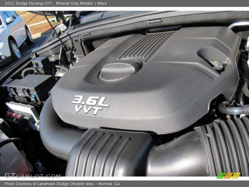 Mineral Gray Metallic / Black 2012 Dodge Durango SXT
