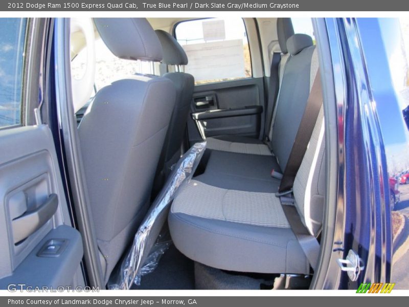 True Blue Pearl / Dark Slate Gray/Medium Graystone 2012 Dodge Ram 1500 Express Quad Cab