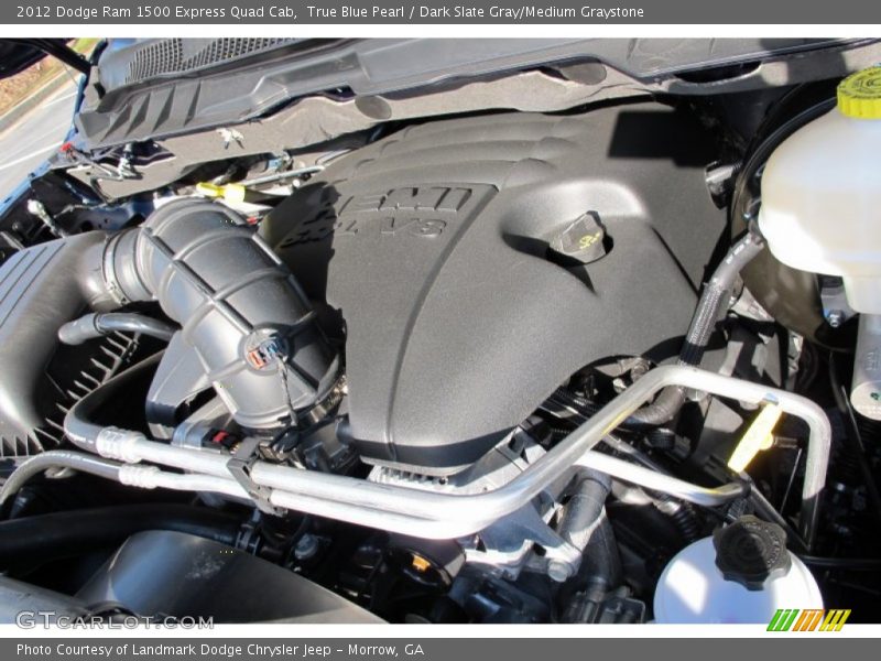True Blue Pearl / Dark Slate Gray/Medium Graystone 2012 Dodge Ram 1500 Express Quad Cab