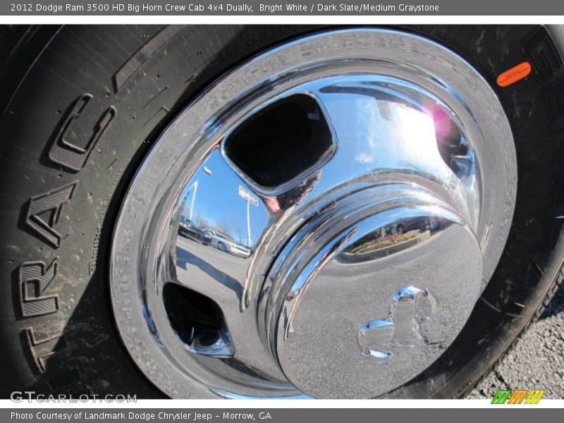 Bright White / Dark Slate/Medium Graystone 2012 Dodge Ram 3500 HD Big Horn Crew Cab 4x4 Dually
