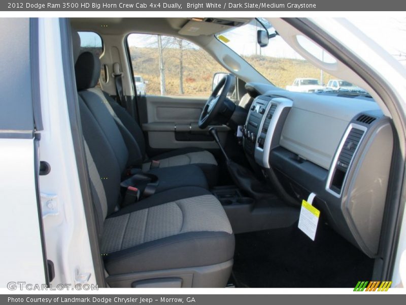 Bright White / Dark Slate/Medium Graystone 2012 Dodge Ram 3500 HD Big Horn Crew Cab 4x4 Dually